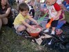 Сенсорная сказка на природе: выездное занятие для малышей от 4 месяцев до 3 лет.