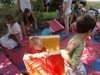 Сенсорная сказка на природе: выездное занятие для малышей от 4 месяцев до 3 лет.