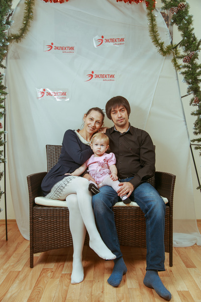 Фотогалерея новогоднего семейного праздника в Эклектик-студио 28 декабря 2013 года