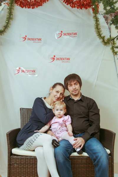Фотогалерея новогоднего семейного праздника в Эклектик-студио 28 декабря 2013 года