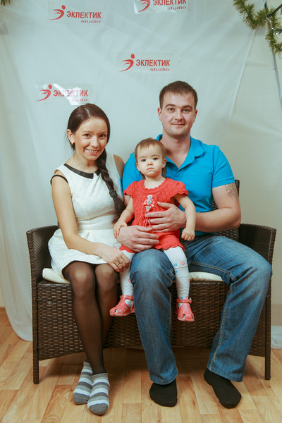 Фотогалерея новогоднего семейного праздника в Эклектик-студио 28 декабря 2013 года
