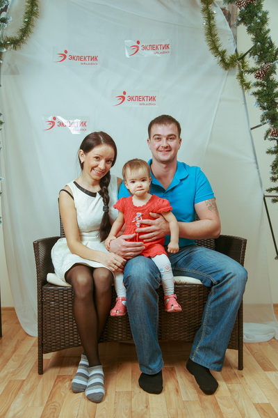 Фотогалерея новогоднего семейного праздника в Эклектик-студио 28 декабря 2013 года