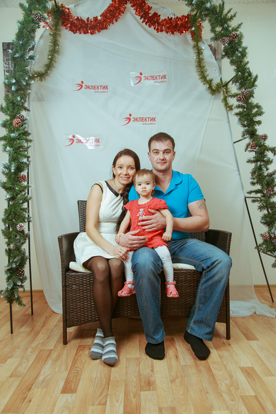 Фотогалерея новогоднего семейного праздника в Эклектик-студио 28 декабря 2013 года