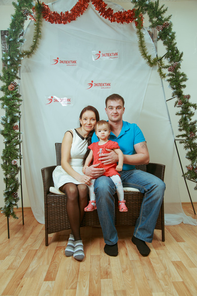 Фотогалерея новогоднего семейного праздника в Эклектик-студио 28 декабря 2013 года