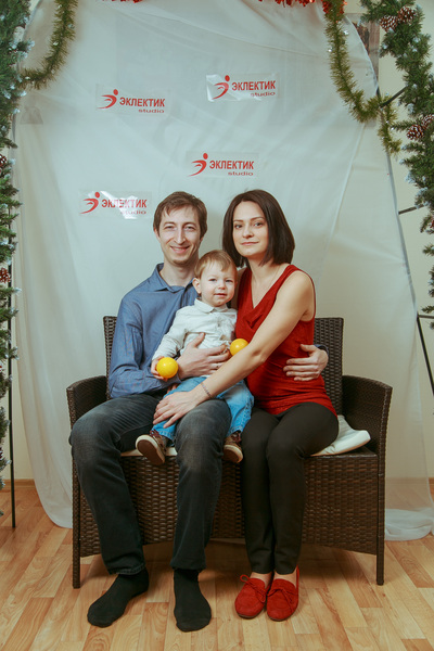 Фотогалерея новогоднего семейного праздника в Эклектик-студио 28 декабря 2013 года