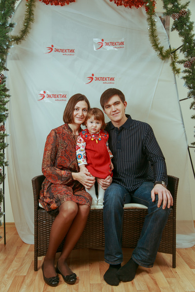 Фотогалерея новогоднего семейного праздника в Эклектик-студио 28 декабря 2013 года