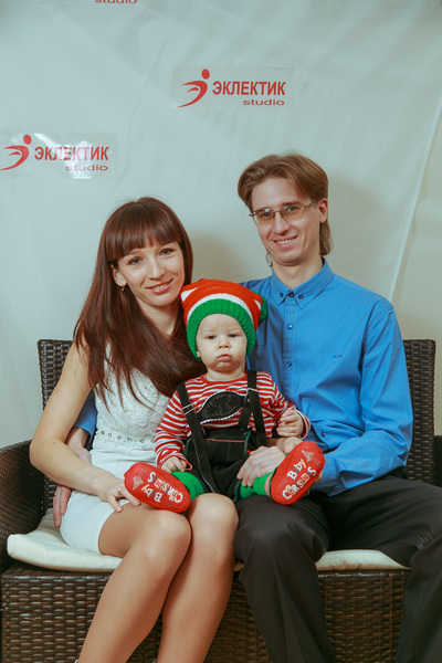 Фотогалерея новогоднего семейного праздника в Эклектик-студио 28 декабря 2013 года