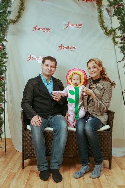 Фотогалерея новогоднего семейного праздника в Эклектик-студио 28 декабря 2013 года