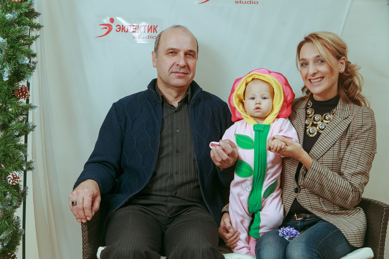 Фотогалерея новогоднего семейного праздника в Эклектик-студио 28 декабря 2013 года