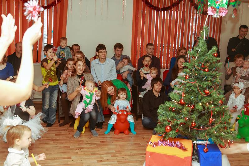 Фотогалерея новогоднего семейного праздника в Эклектик-студио 28 декабря 2013 года