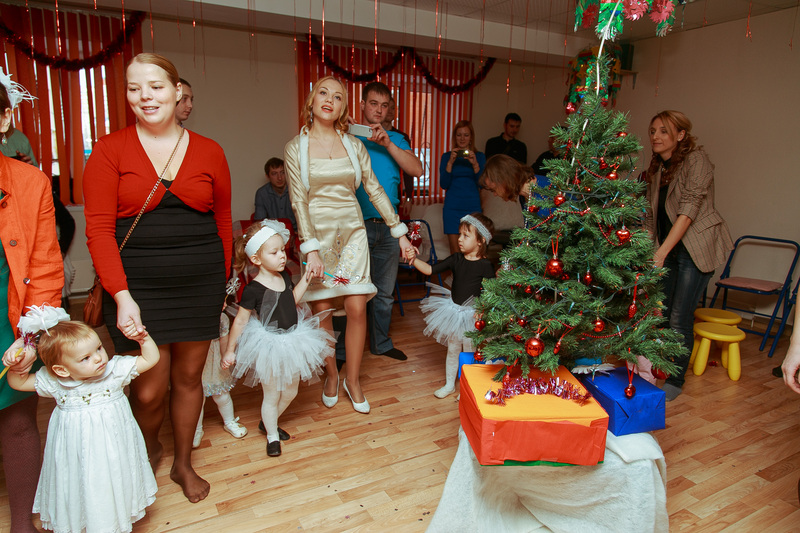 Фотогалерея новогоднего семейного праздника в Эклектик-студио 28 декабря 2013 года