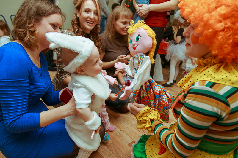 Фотогалерея новогоднего семейного праздника в Эклектик-студио 28 декабря 2013 года
