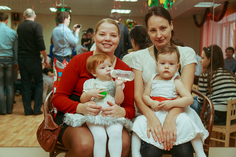 Фотогалерея новогоднего семейного праздника в Эклектик-студио 28 декабря 2013 года