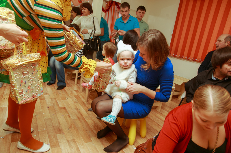 Фотогалерея новогоднего семейного праздника в Эклектик-студио 28 декабря 2013 года