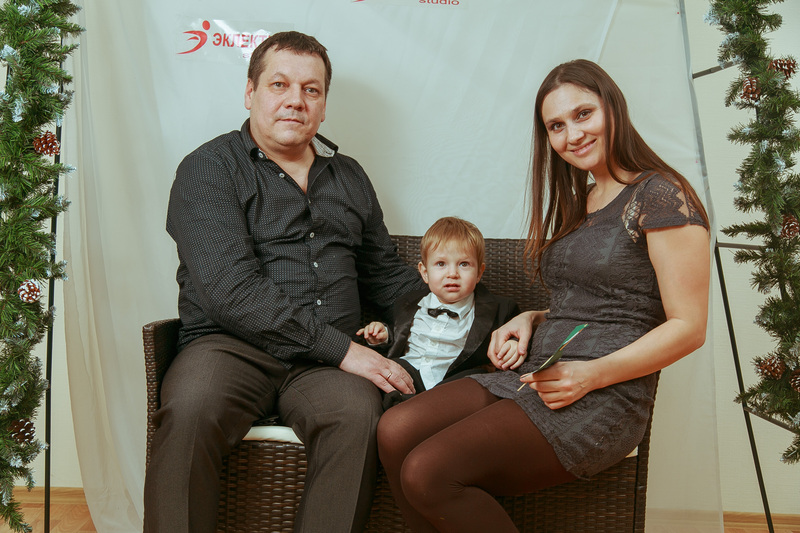 Фотогалерея новогоднего семейного праздника в Эклектик-студио 28 декабря 2013 года