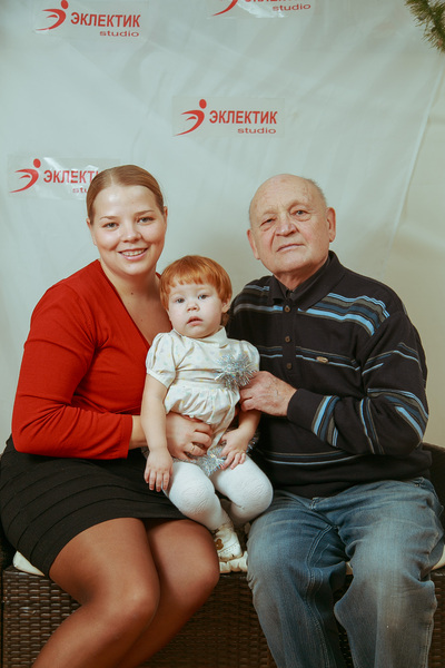 Фотогалерея новогоднего семейного праздника в Эклектик-студио 28 декабря 2013 года
