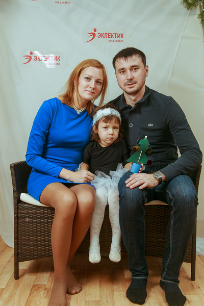Фотогалерея новогоднего семейного праздника в Эклектик-студио 28 декабря 2013 года