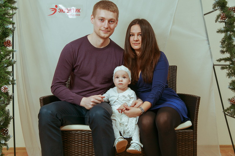 Фотогалерея новогоднего семейного праздника в Эклектик-студио 28 декабря 2013 года