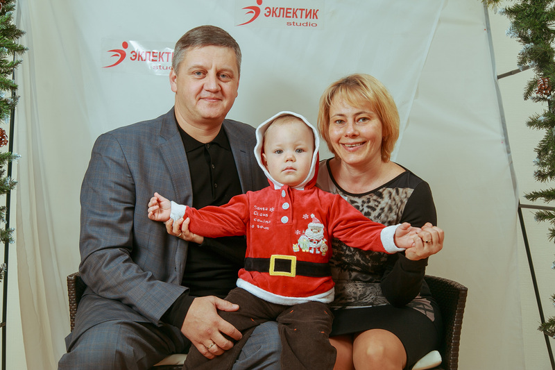 Фотогалерея новогоднего семейного праздника в Эклектик-студио 28 декабря 2013 года