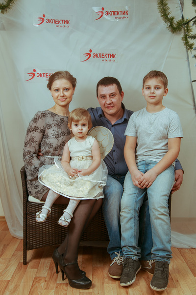 Фотогалерея новогоднего семейного праздника в Эклектик-студио 28 декабря 2013 года