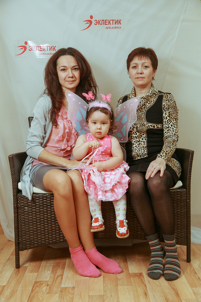 Фотогалерея новогоднего семейного праздника в Эклектик-студио 28 декабря 2013 года