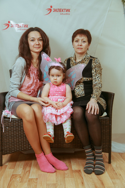 Фотогалерея новогоднего семейного праздника в Эклектик-студио 28 декабря 2013 года