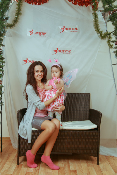 Фотогалерея новогоднего семейного праздника в Эклектик-студио 28 декабря 2013 года
