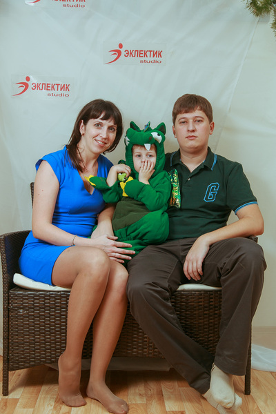 Фотогалерея новогоднего семейного праздника в Эклектик-студио 28 декабря 2013 года
