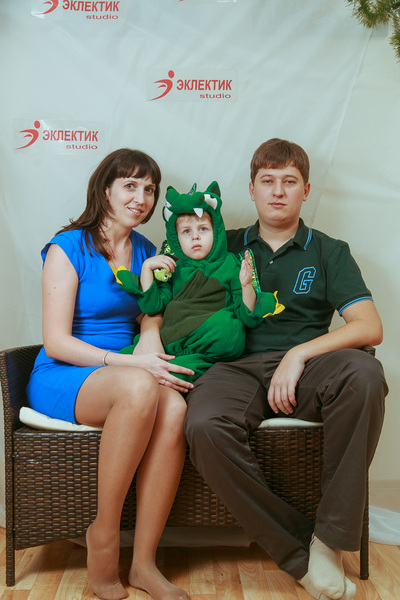 Фотогалерея новогоднего семейного праздника в Эклектик-студио 28 декабря 2013 года