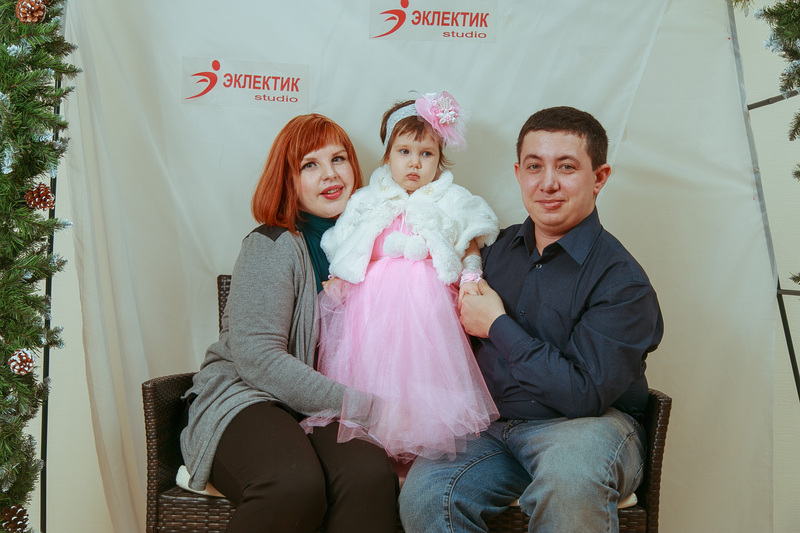 Фотогалерея новогоднего семейного праздника в Эклектик-студио 28 декабря 2013 года