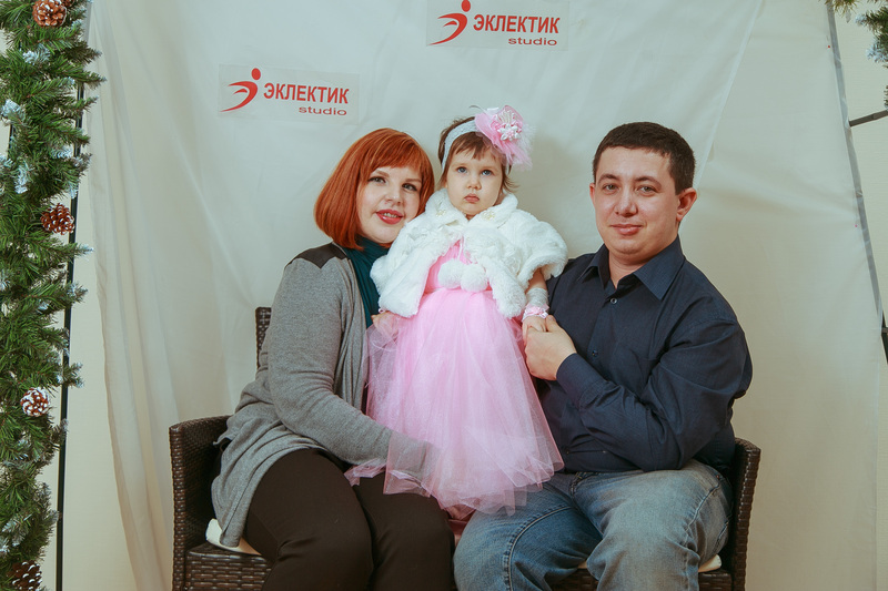 Фотогалерея новогоднего семейного праздника в Эклектик-студио 28 декабря 2013 года