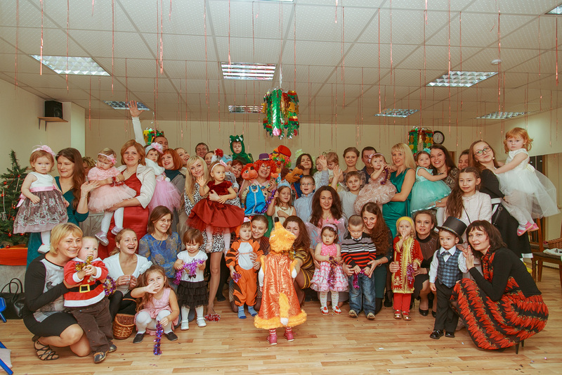 Фотогалерея новогоднего семейного праздника в Эклектик-студио 28 декабря 2013 года