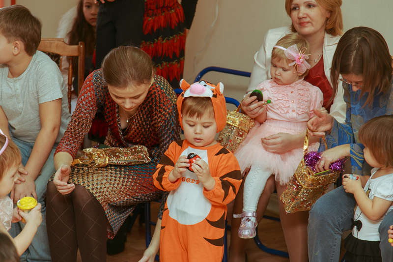 Фотогалерея новогоднего семейного праздника в Эклектик-студио 28 декабря 2013 года