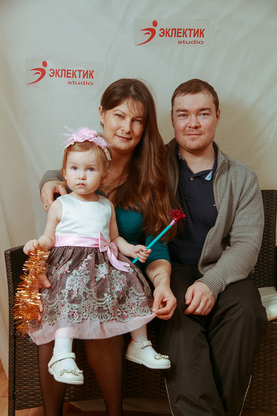 Фотогалерея новогоднего семейного праздника в Эклектик-студио 28 декабря 2013 года