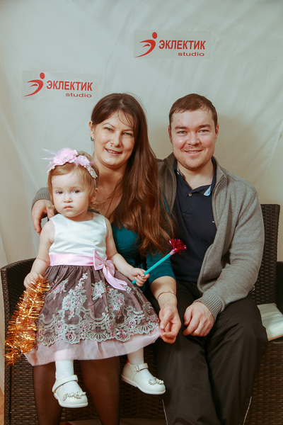 Фотогалерея новогоднего семейного праздника в Эклектик-студио 28 декабря 2013 года