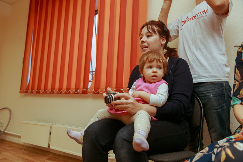 Фотоотчет с семейного детского праздника в Эклектик-студио в Казани 5 ноября 2013 года